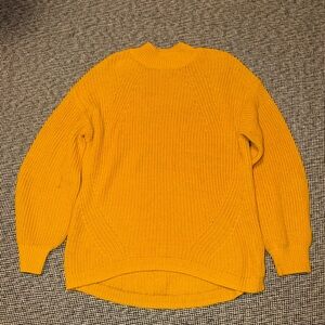 Old Navy Bright Yellow Knit Sweater